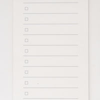 無印良品 短冊型メモ チェックリスト 40枚 14行 約82×185mm 1セット（1冊（40枚）×3） 良品計画