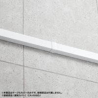 サンワサプライ 配線ダクト(60×40×1000mm・ホワイト) CA-KK60W 1個（直送品）