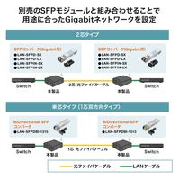 サンワサプライ 光メディアコンバータ LAN-NGC200 1個（直送品）