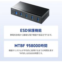 サンワサプライ 産業用USB 5Gbpsハブ(4ポート) USB-3HFA04 1個（直送品）