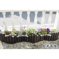 サンポリ 擬木 花壇縁石はなえ80 200一本杭 4996645106206 1セット(20本入)（直送品）