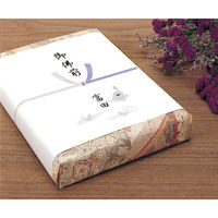 ササガワ OA対応のし紙(熨斗紙) A5判 銀蓮 京 2-279 1パック(100枚入)