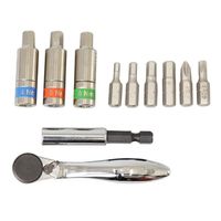 SUPER B 8848 ミニラチェットトルクキット 4/5/6Nmプリセットビット&5ビット 1セット（直送品）