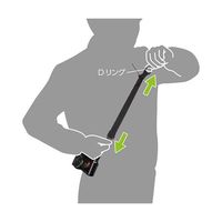 ハクバ写真産業 ルフトデザイン スピードストラップ 25 KST-62SS25BK 1個 62-9756-32（直送品）