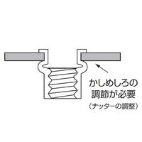 ロブテックス ブラインドナット アルミ エコパック NAD8MP 1セット(150本:15本×10PC)（直送品）