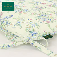 川島織物セルコン MINTON シートクッション LN1224 45×43cm ブルー LN1224_98B 1枚（直送品）