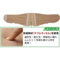 セルヴァン 薄くても腰をしっかり支えるコルセット ブラック MーL 026342702 1枚 65-0550-79（直送品）