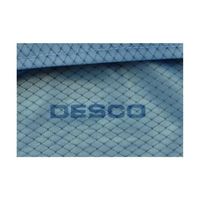 DESCO JAPAN スモック ジャケット ニット袖口 青 L 73760 1着 65-2530-82（直送品）