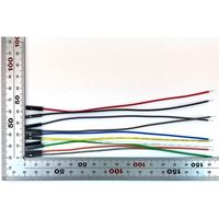 共立電子産業 QIケーブルシングルピンソケット10色セット 311-368 1袋(10個) 65-3734-41（直送品）