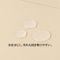 アスクル　背幅伸縮ファイル（PPラミネート表紙）　A4タテ　ベージュ　10冊  オリジナル