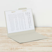 プラス 個別フォルダー A4 グレー 1袋（10枚入） FL-061IF 87099