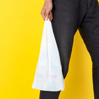 国産レジ袋　乳白　16号　1セット（3000枚：1000枚入×3箱）　福助工業  オリジナル