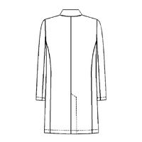 ナガイレーベン 女子シングル診察衣 ブルーEL EM3035 1枚　白衣　ドクターコート　レディース