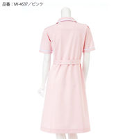ナガイレーベン 看護衣半袖 ピンクLL MI-4637 1枚　白衣