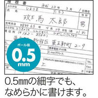 エマルジョンインクボールペン スラリ 0.5mm 青 10本 BNS11-BL ゼブラ