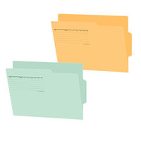 プラス 個別フォルダーラテラルA4ーEベーシック ブルー 87465 1セット(1枚×100)（直送品）