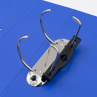 リヒトラブ リクエスト D型リングファイル A4タテ 背幅74mm 青（ブルー） G2280-8 1箱（10冊入）