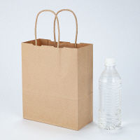 丸紐 クラフト紙手提袋ベーシック 200×240×90 茶 1セット（900枚：300枚×3箱）  オリジナル