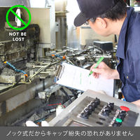 ぺんてる 蛍光ペン ノック式ハンディラインS ライトグリーン SXNS15-K 1箱（10本入）