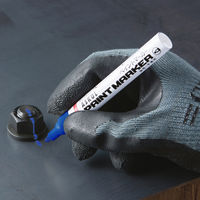 ペイントマーカー 中字 青 12本 アスクル  オリジナル