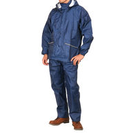 【レインウェア】カジメイク アドベントレインスーツ Winter Cherry  ネイビー M 7540 1着