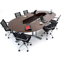 プラス TMユニットテーブル2 ダークウォルナット 幅1200×奥行600×高さ720mm 1台（2梱包）（取寄品）