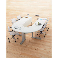 プラス TMユニットテーブル2 ホワイト 幅1200×奥行600×高さ720mm 1台（2梱包）（取寄品）