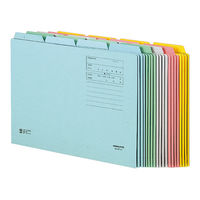 コクヨ 1/4カットフォルダー(カラー) A4 第1見出し A4-4F-1B 1セット(70冊)
