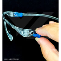 【フェイスシールド】 山本光学 超軽量フェイスシールドグラス YF-800S 1セット（フレーム1個、レンズ3枚）