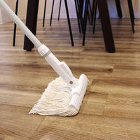 テラモト クリップモップＥ 替糸 160g 幅240ｍｍ 【ワンタッチモップ/クリップモップ用】【各社共通】 1セット（5枚）