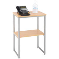 アール・エフ・ヤマカワ　スチール電話台　ナチュラル　幅500×奥行350×高さ730mm RFTC-5073NA　1台