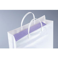 ハッピータック付ビニールバッグ　白　Ｍ　1袋（10枚入）　今村紙工