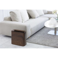 ideaco tubelor ROSEWOOD HiGRANDE おしゃれ ゴミ箱 11.5L ローズウッド スリム  幅350×奥行165×高さ320 mm