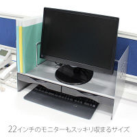 プラス　ブックスタンドケース付　シルバー　BS-650HC　（直送品）