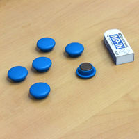プラス カラーマグネット ブルー CP-020M ブル- 1パック(6個入)