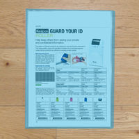 プラス シンプルクリアーファイル10P FC-210SC BL 1冊