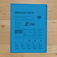 プラス シンプルクリアーファイル40P FC-240SC BL 1冊