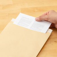 マルアイ ワンタッチ封筒 PKO-5 角5 13枚 クラフト 郵便番号枠なし 接着テープ付