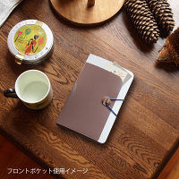 プラス カードホルダー totoco ハンディ不透明 FL-084HHO 78-437 ウォルナットブラウン　（直送品）