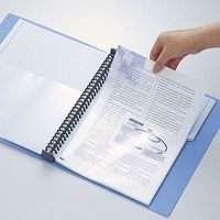 キングジム ハーフポケット A4タテ 1パック単色10枚入 青 103HPアオ