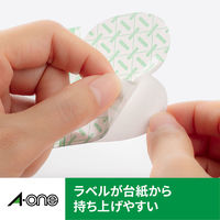 エーワン（A-one）ラベルシール 表示・宛名ラベル マット紙 レーザー 封筒 シール ステッカー A4 ノーカット 100シート 徳用 66201