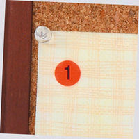 エーワン（A-one）数字ラベル 整理・表示用 シール ステッカー  丸型 直径15mm 白 40面 3シート(1～100 各1片)  08080