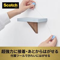 スリーエム(3M) スコッチ 超強力なのにあとからはがせる両面テープ プレミアゴールド 平滑面用 幅15mm×長さ1m 1巻 KRG-15