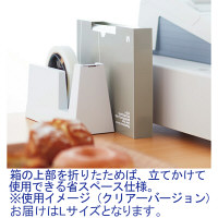 使いきりLDポリエチレン手袋(デザインパッケージ) クリアー L 片エンボス 1箱(200枚入) ファーストレイト オリジナル