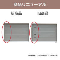 アイリスオーヤマ　レターケース　浅型3段深型1段　ホワイト　LCJ-4D 4台