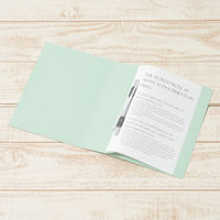 プラス　フラットファイル厚とじ500　A5タテ　ブルー　87565　1セット（30冊）