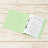 プラス　フラットファイル厚とじ500　A5タテ　グリーン　87566　1セット（30冊）