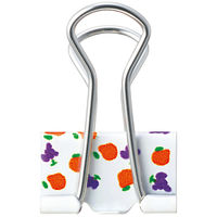 【アウトレット】アスクル ダブルクリップ こども支援 小 5柄アソートパック 1袋（100個：10個入×10パック） 幅19mm オリジナル