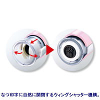 シヤチハタ キャップレス9リール式 ホワイト XL-CR3/MO 1個