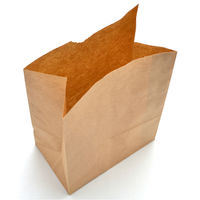 ササガワ ギフトバッグ 角底袋 未晒 中 50-3201 1袋(100枚入)